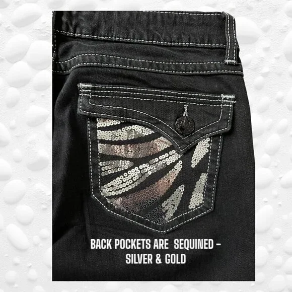 LADIES "ROCK 47 BY WRANGLER" (Tall) Ultra Low Rise- 32" NWOT - Picture 3 of 8